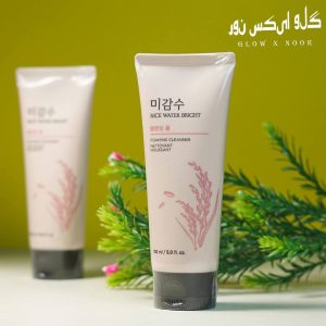 𝐑𝐢𝐜𝐞 𝐖𝐚𝐭𝐞𝐫 𝐁𝐫𝐢𝐠𝐡𝐭 𝐂𝐥𝐞𝐚𝐧𝐬𝐢𝐧𝐠 𝐅𝐨𝐚𝐦 𝐅𝐚𝐜𝐞 𝐖𝐚𝐬𝐡 (150ml)