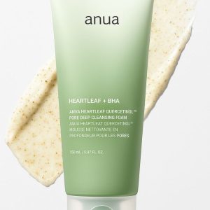 𝗔𝗻𝘂𝗮 𝗛𝗲𝗮𝗿𝘁𝗹𝗲𝗮𝗳 𝗤𝘂𝗲𝗿𝗰𝗲𝘁𝗶𝗻𝗼𝗹 𝗣𝗼𝗿𝗲 𝗗𝗲𝗲𝗽 𝗖𝗹𝗲𝗮𝗻𝘀𝗶𝗻𝗴 𝗙𝗼𝗮𝗺 (𝟭𝟱𝟬𝗠𝗟)