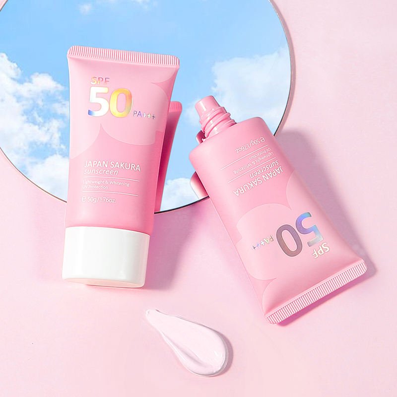 LAIKOU Japan Sakura Sunscreen SPF 50 PA+++ Moisture - Image 2