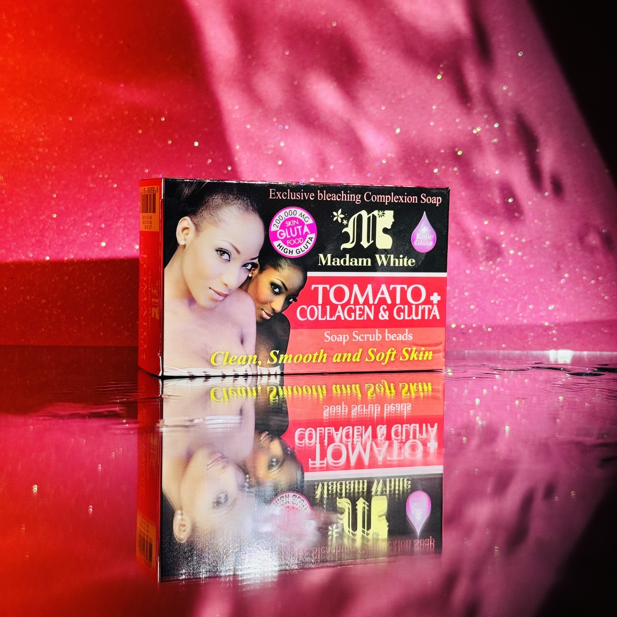 MADAM WHITE TOMATO + COLLAGEN & GLUTA SOAP (165g) MADE IN THAILAND
