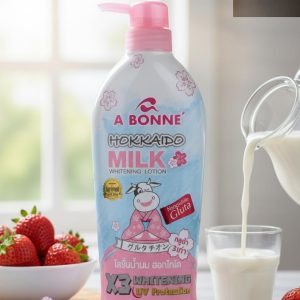 A Bonne’ Hokkaido Milk Whitening Lotion – X3 Brightening & UV Protection