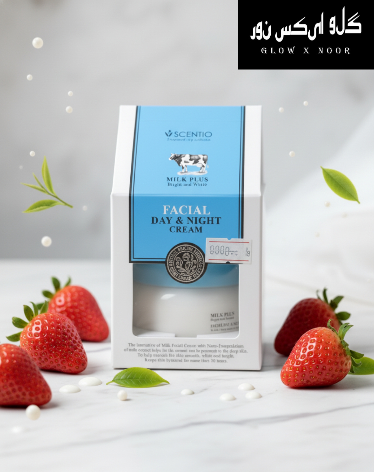 Scentio Milk Plus Facial Day & Night Cream - Image 2