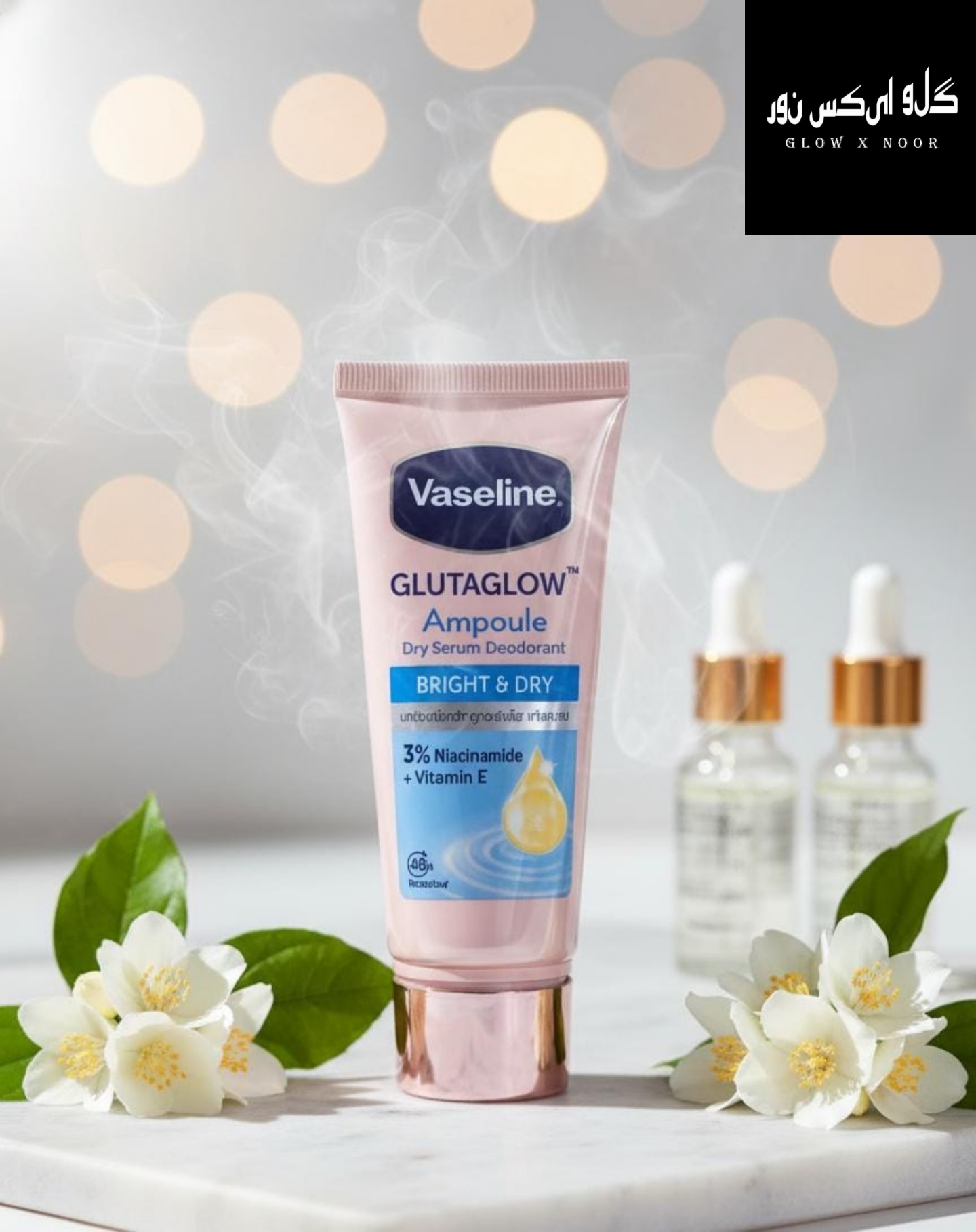 Vaseline GlutaGlow™ Ampoule Dry Serum Deodorant