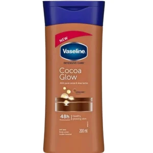 Vaseline Intensive Care Cocoa Glow Lotion Size: 200ml     Product Origin: UK